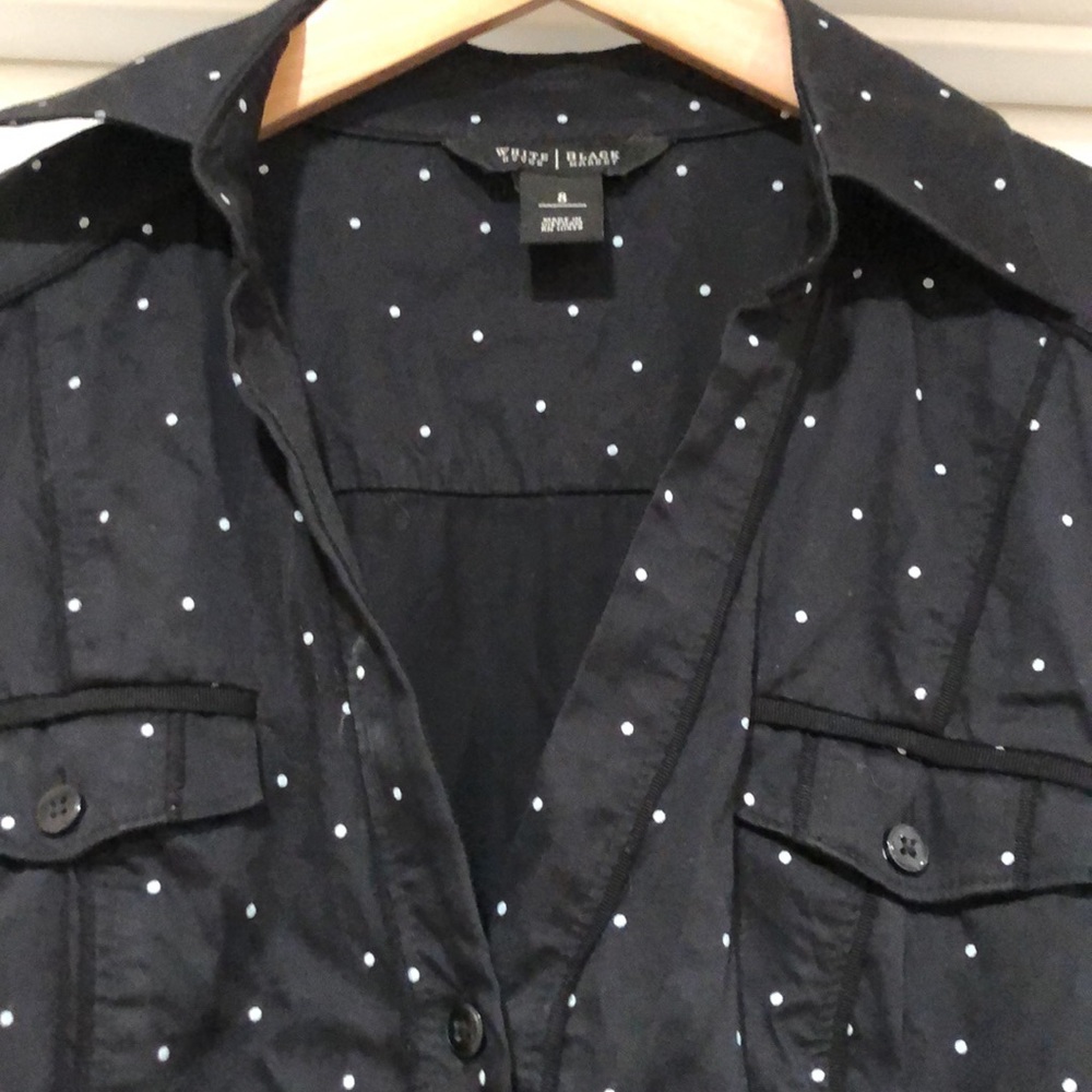 White House Black Market Polka dot Midi Dress - Picture 3 of 14